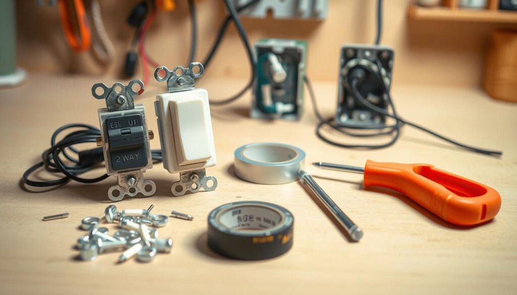 2-way electrical switch installation